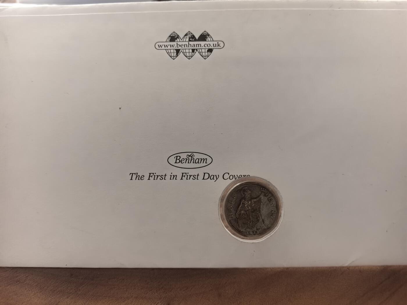 轻松集币无压力 英国乔五半便士本汉姆装帧首日封