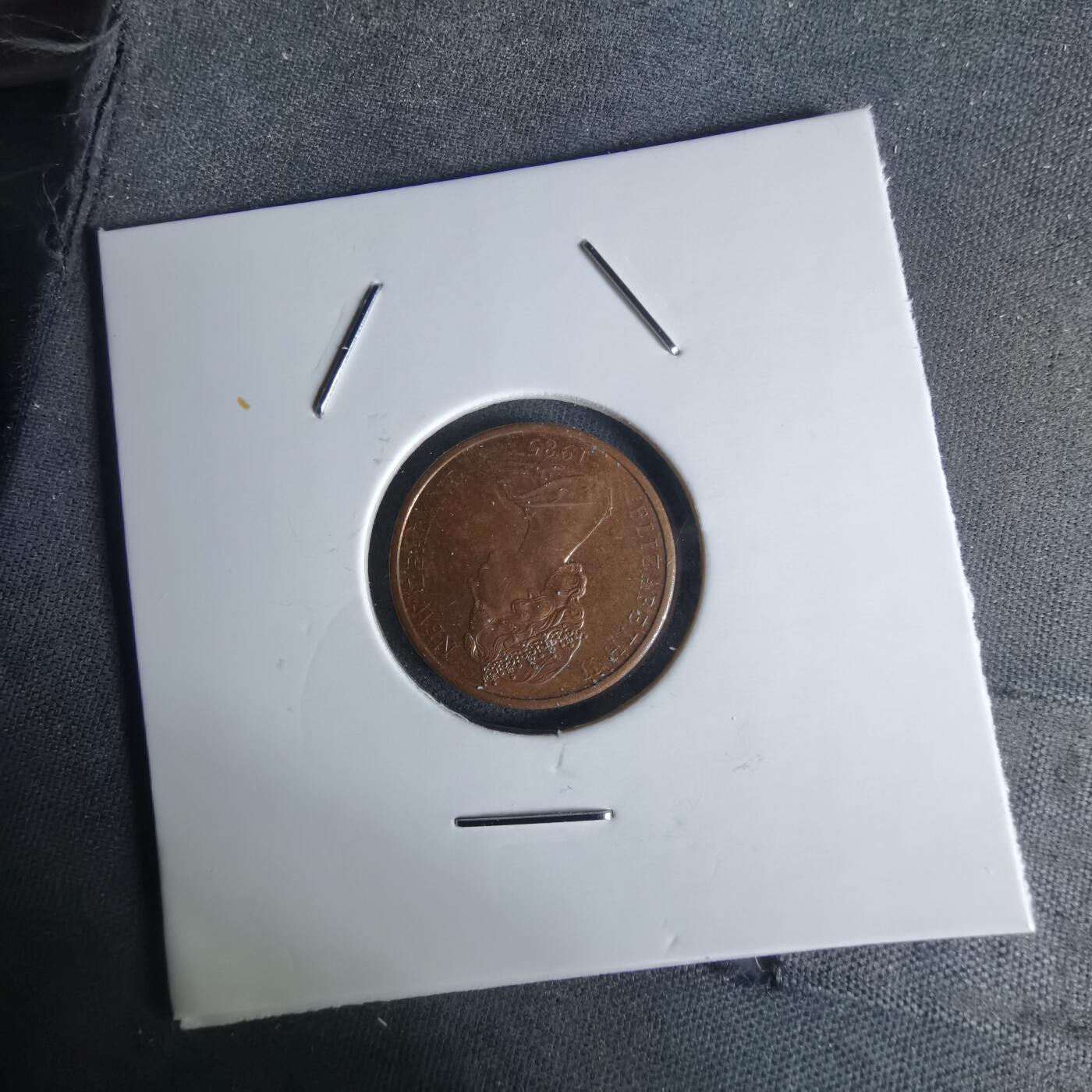 沼泽如烟--第1052场 新西兰1985年一分浅雕版