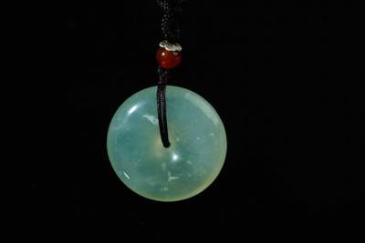 上海都达杂项专场102【全场包邮】  天然岫玉圆满平安扣挂件63-355