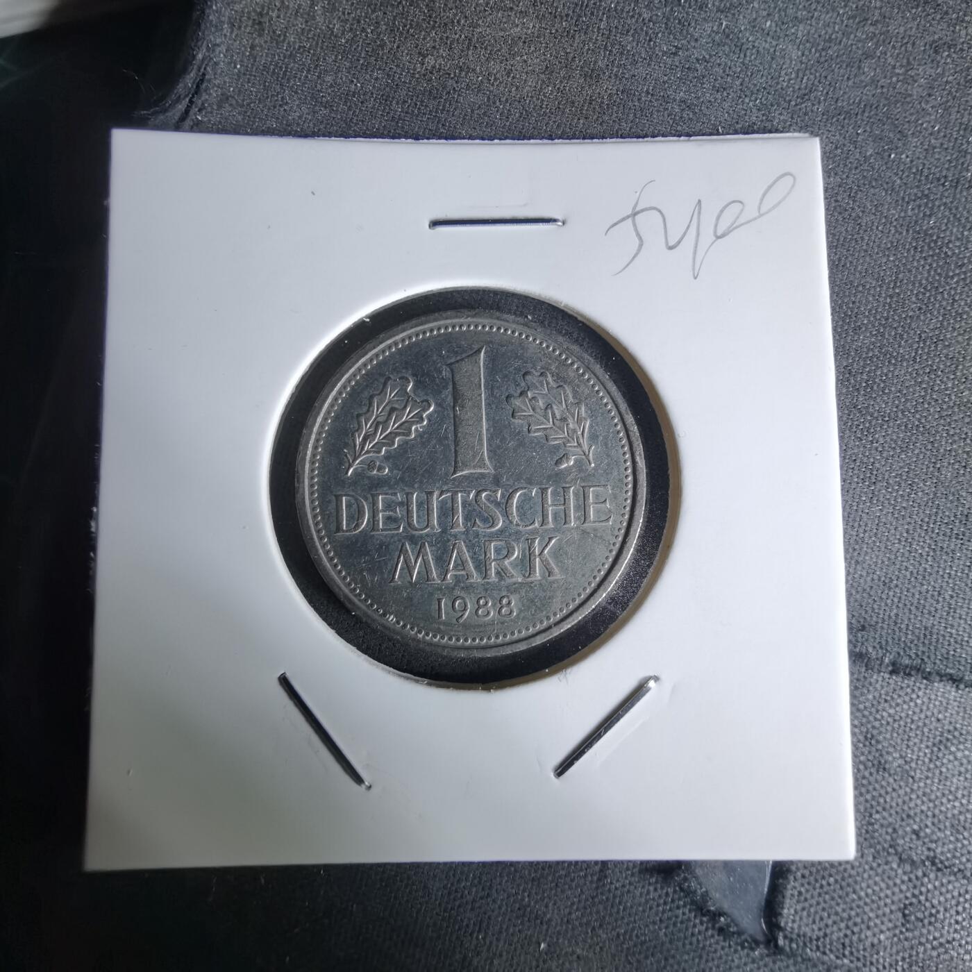 沼泽如烟--第1052场 德国1988年1马克