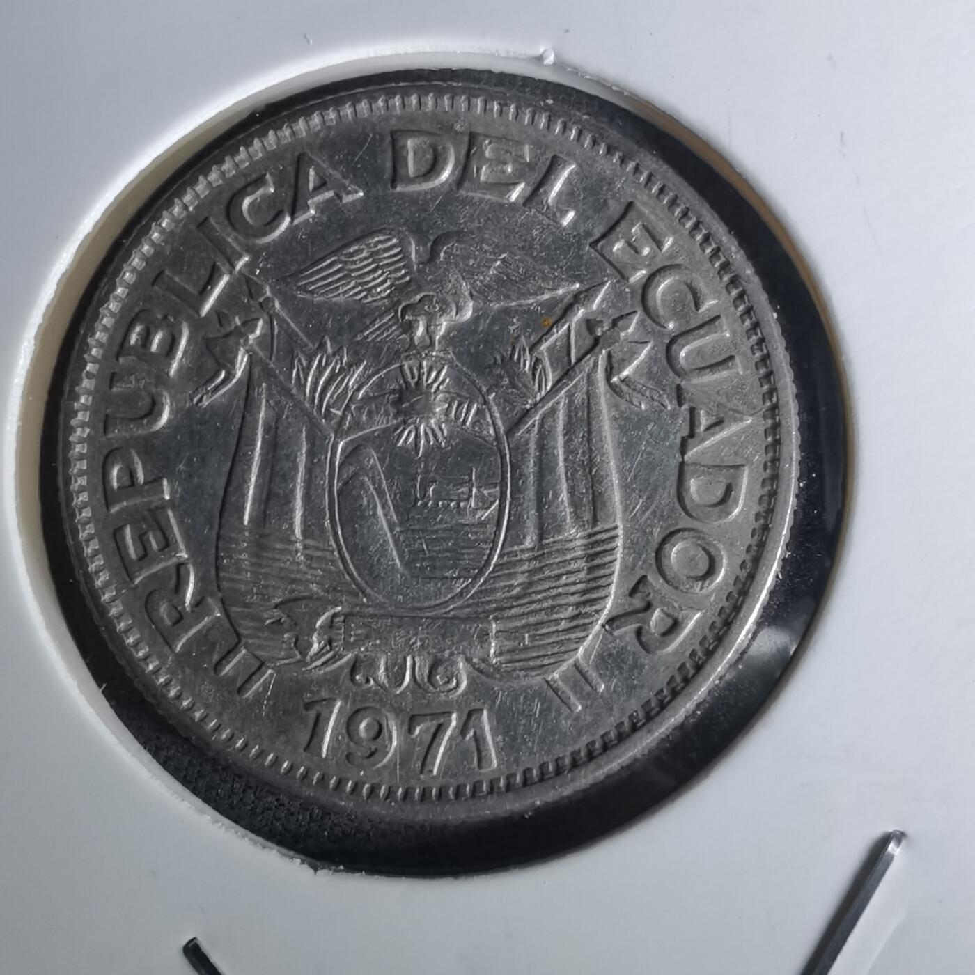 沼泽如烟--第1052场 厄瓜多尔1971年1苏克雷