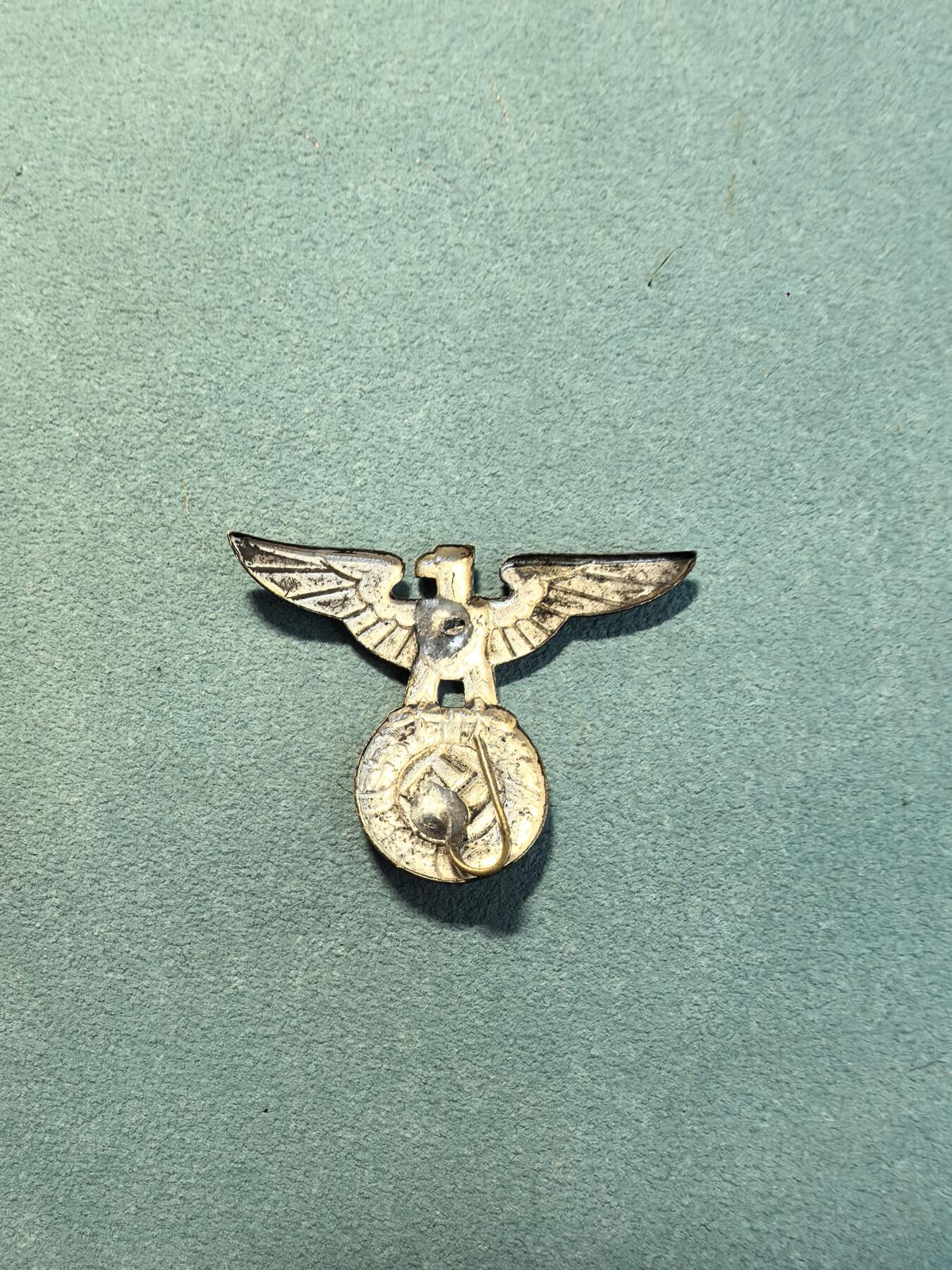 盛世勋华——号角文化勋章邮票专场拍卖第314期 德国（1939）冲锋队SA桶帽金属帽徽 极为少见