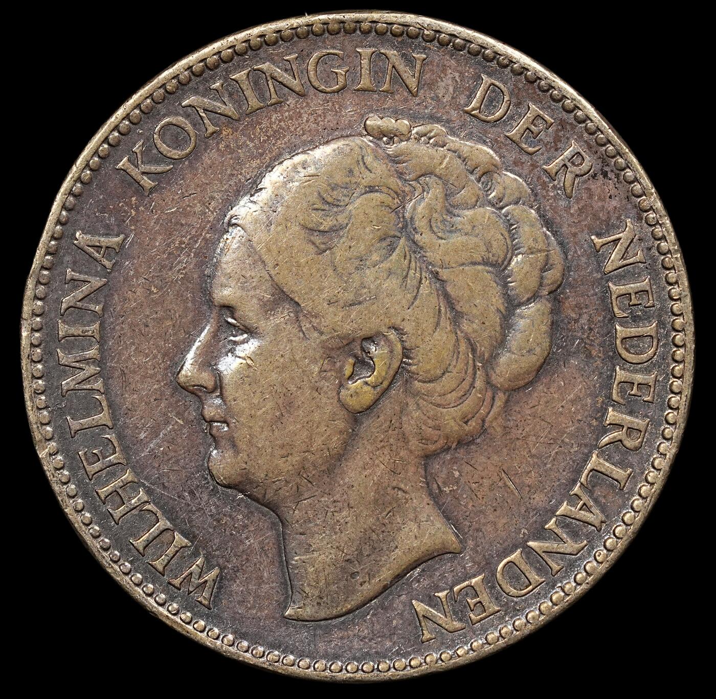 修遠堂世界钱币第111期 1931年荷兰1盾银币，币面有焊点，9.93g，含银72%