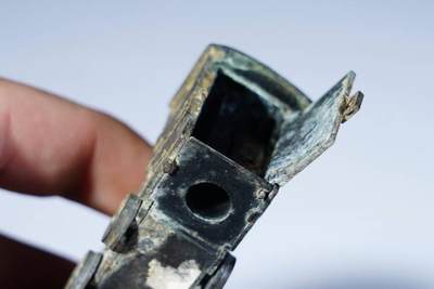 上海都达杂项专场102【全场包邮】  合金蒸汽火车头造型卷笔刀摆件65-340