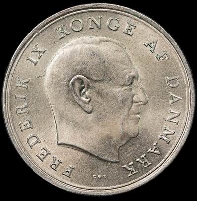 修遠堂世界钱币第111期 - 1967年丹麦玛格丽特公主结婚纪念10克朗银币 20.40g，含银80%