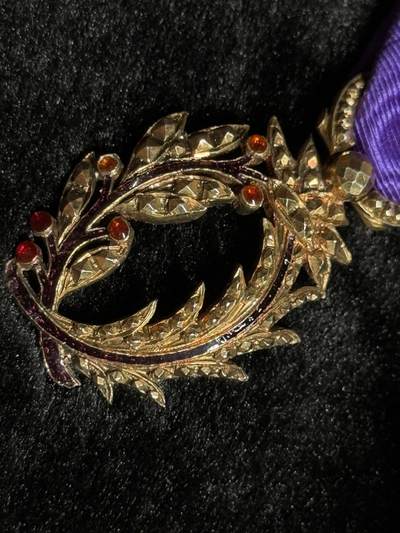 戎马世界章牌大赏第115期 法国文学艺术棕榈勋章，珠宝商豪华定制版，带原盒