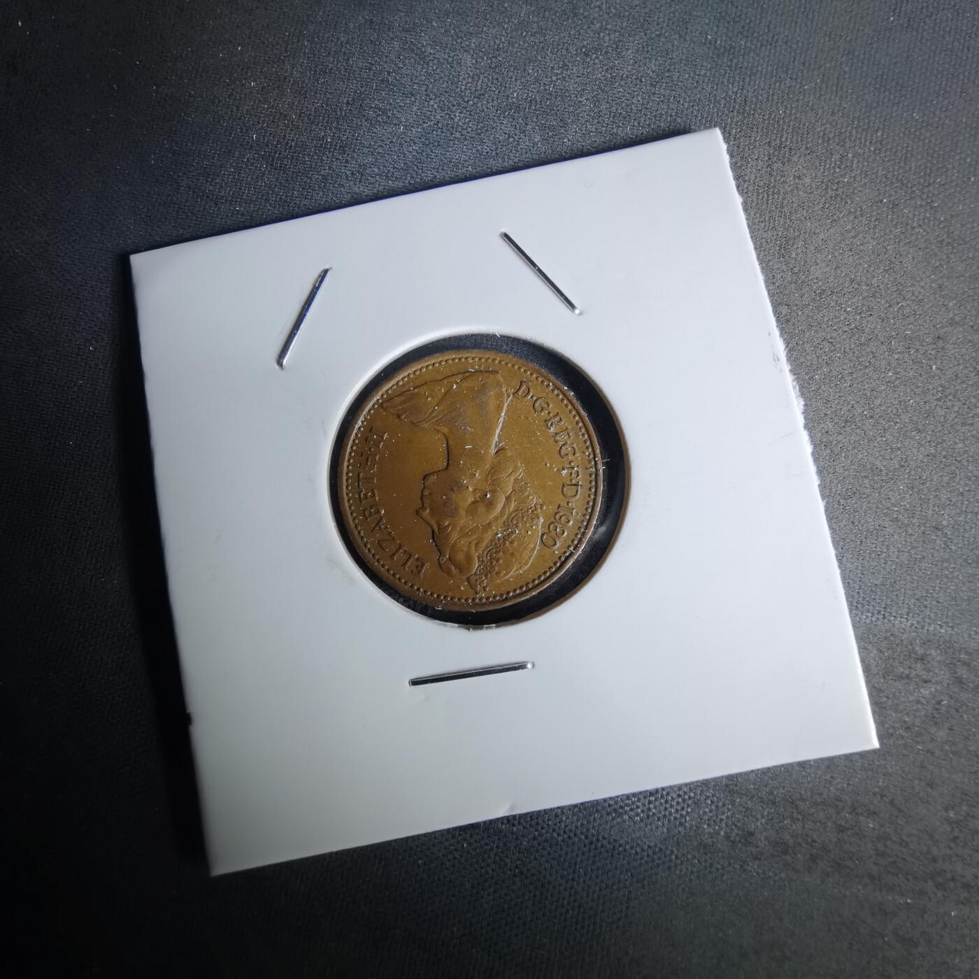 沼泽如烟--第1052场 英国1980年1便士