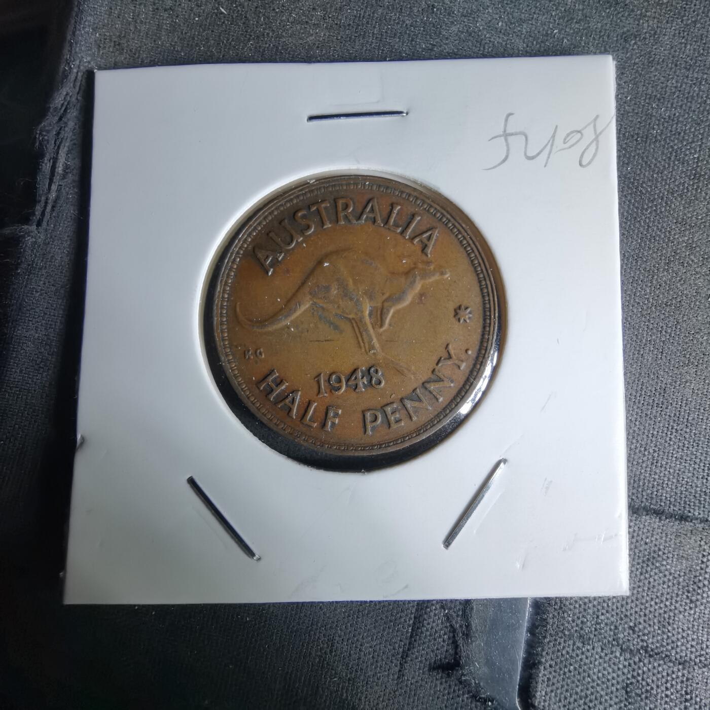 沼泽如烟--第1052场 澳大利亚1948年半便士