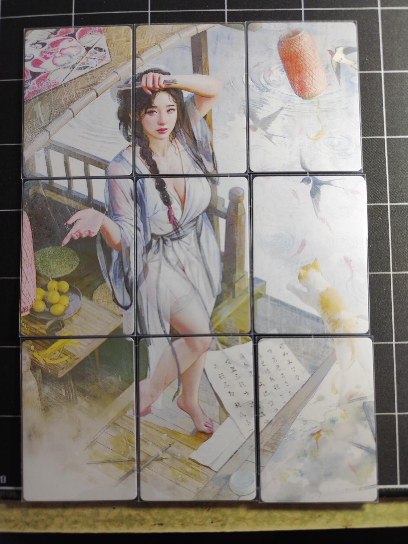 欢迎送拍、零成本上架，释放现金流，合理分配上拍卡品 【普卡九拼】ST刷子 卓文君一套9张  焱卡文化