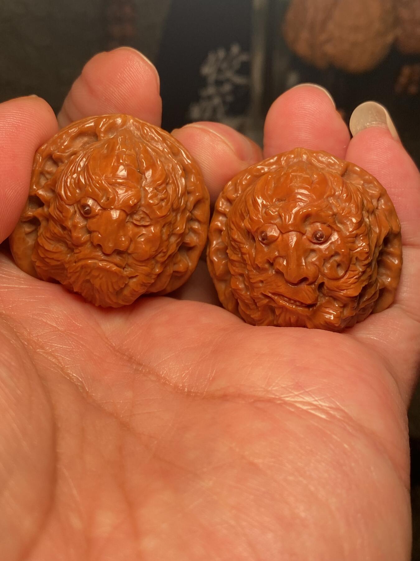 捡漏苏州非物质文化遗产，核雕艺术老苏工 福利苏工核雕，纯手工雕刻,核桃老苏工钟馗百态个性十足，等待有缘人，市场无同款，尺寸3。58喜欢的来