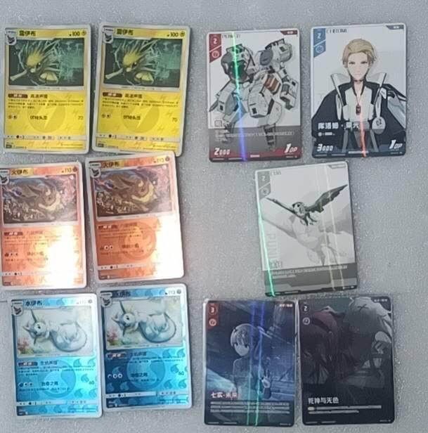 四月十四  小林卡牌 不寄存 宝可梦六张 战双帕弥什 五张