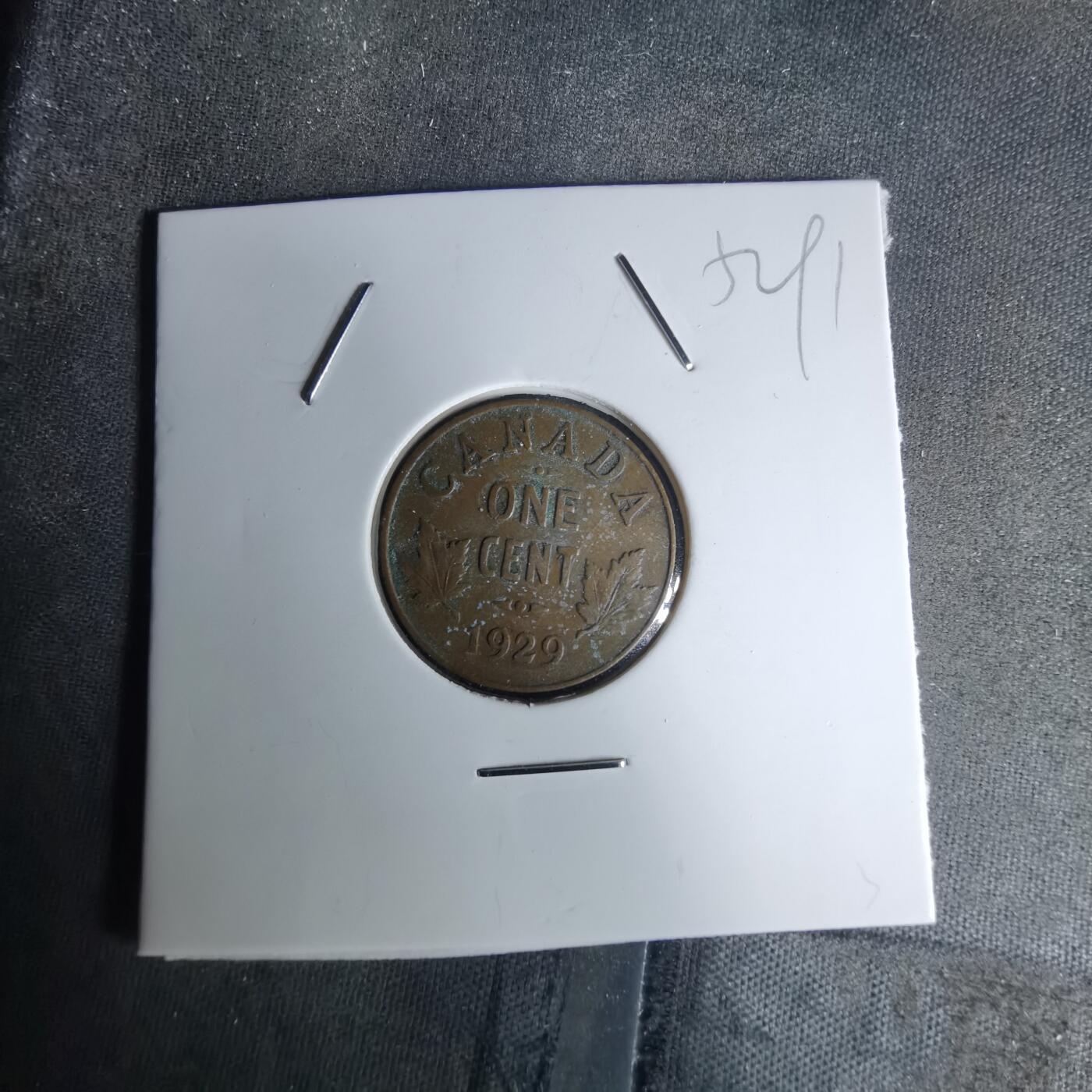 沼泽如烟--第1052场 加拿大1929年一分