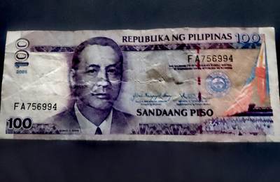 菲律宾2006年100比索美品纸币 - 菲律宾2006年100比索美品纸币