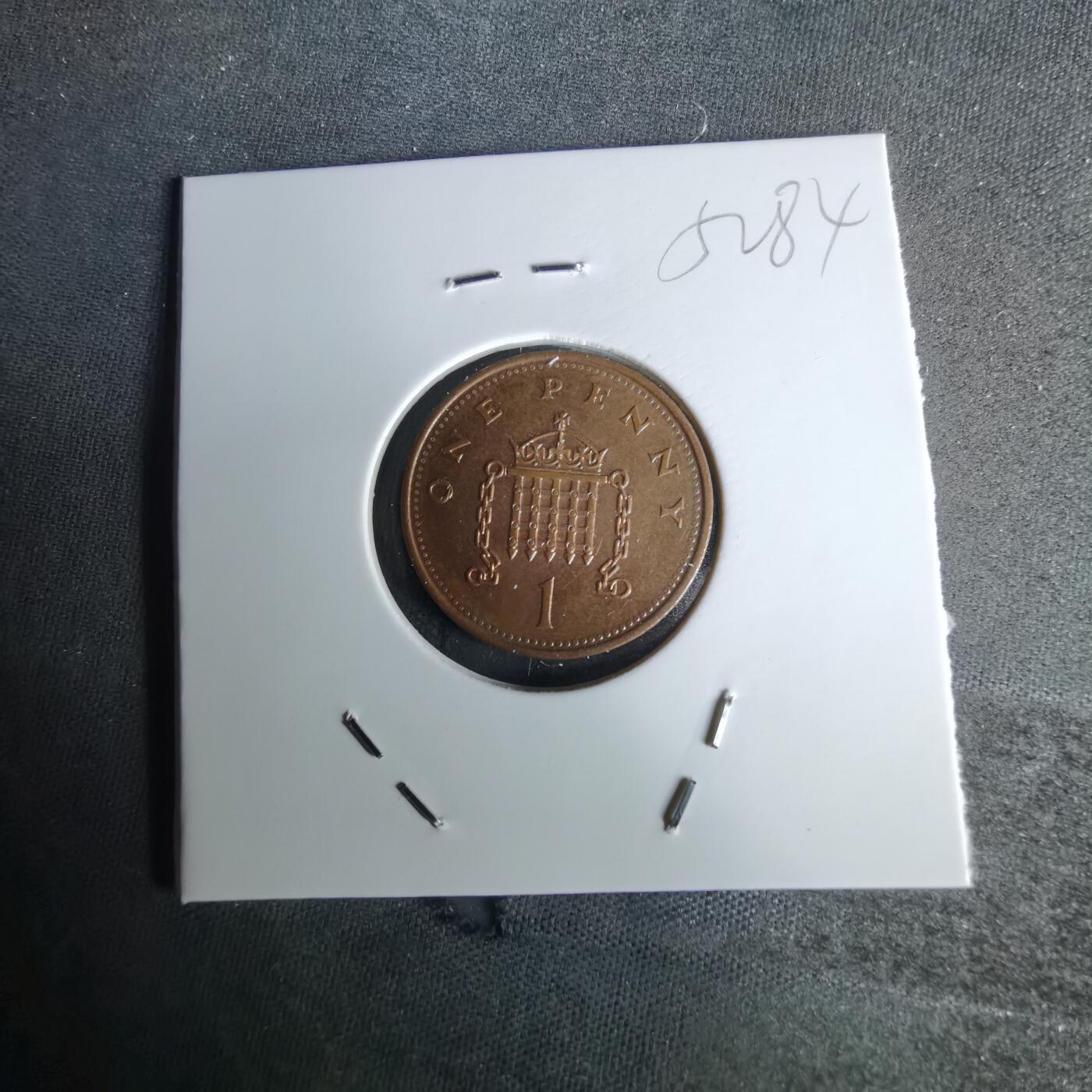 沼泽如烟--第1052场 英国1993年1便士