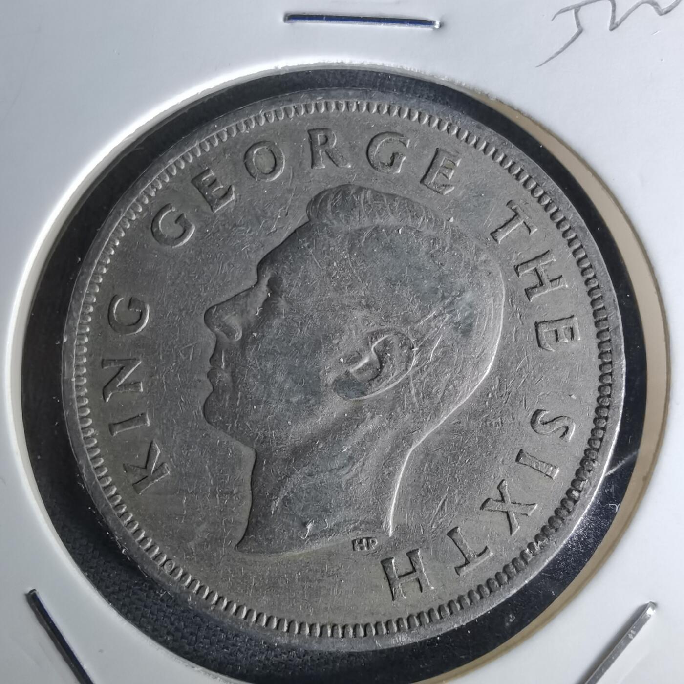 沼泽如烟--第1052场 新西兰1948年半克朗