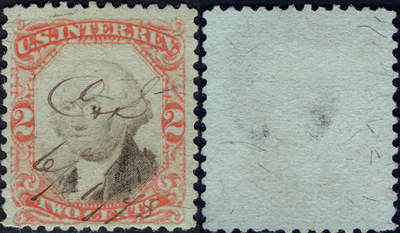 洪涛臻品批发群 精选邮票限时拍卖第1314期  - 美国1862年华盛顿 国际税票