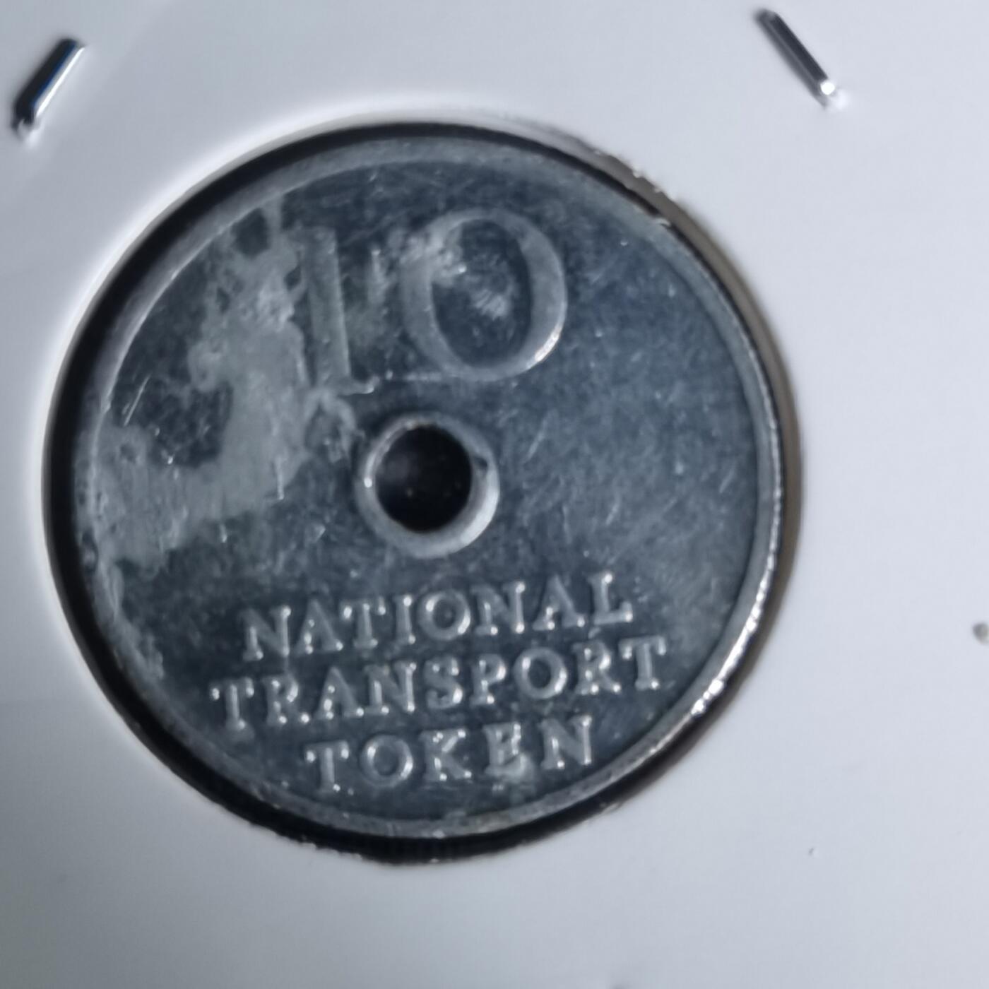 沼泽如烟--第1052场 英国10便士面值的全国交通代币（National Transport Token）