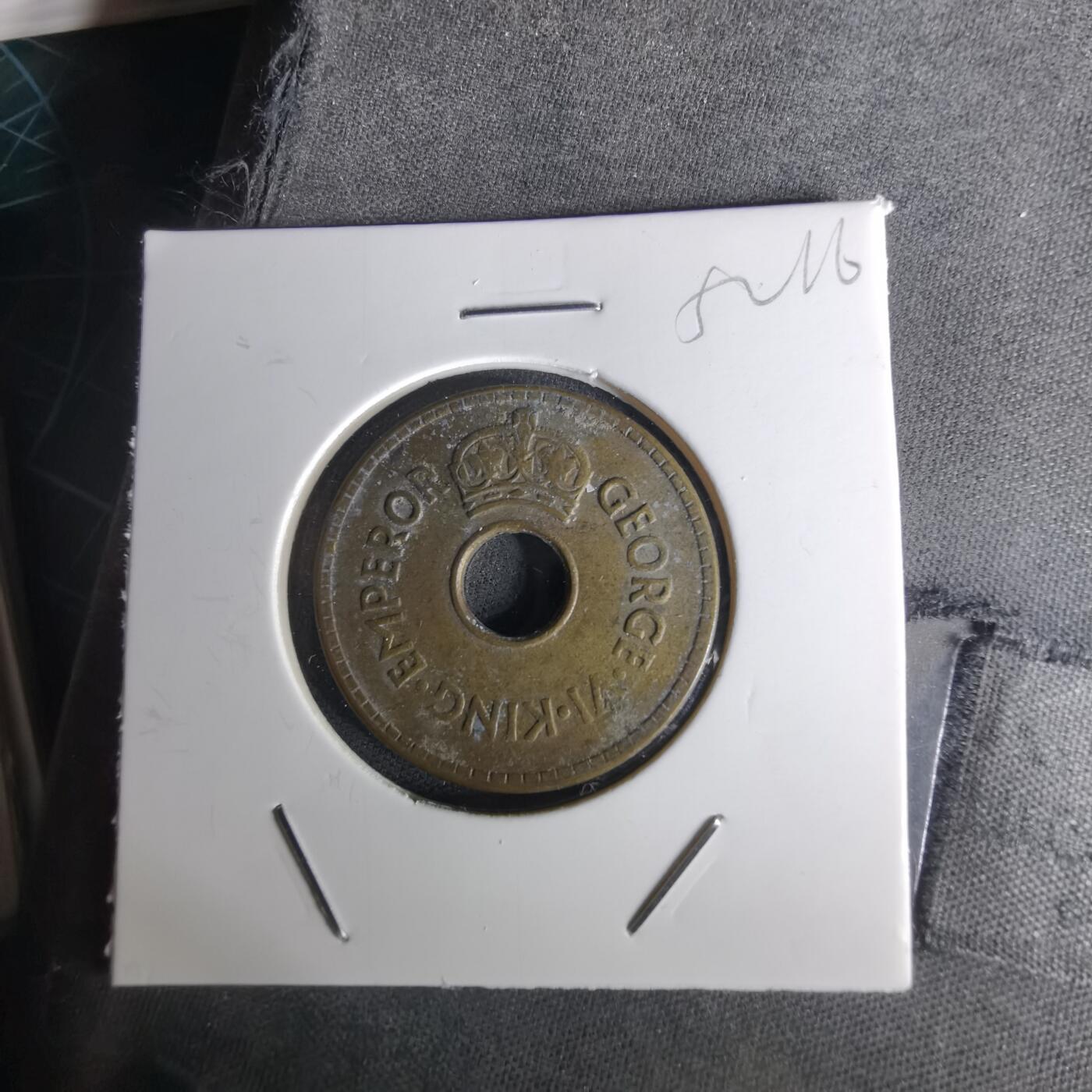 沼泽如烟--第1052场 斐济1943年1便士