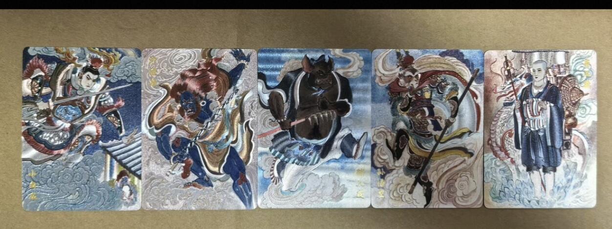 超吉梦天命封神王涌喆师徒五人粗闪一套 5张