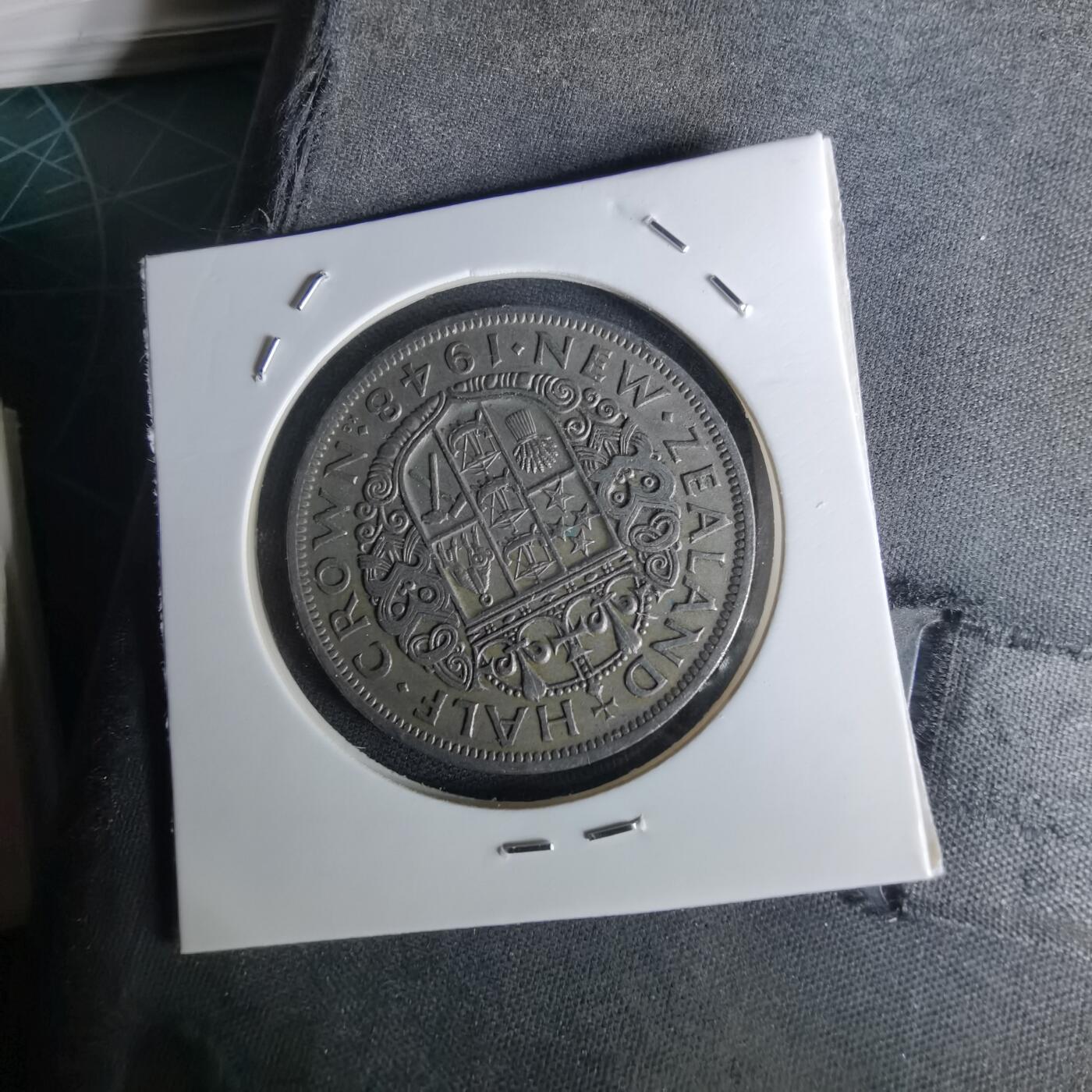 沼泽如烟--第1052场 新西兰1948年半克朗