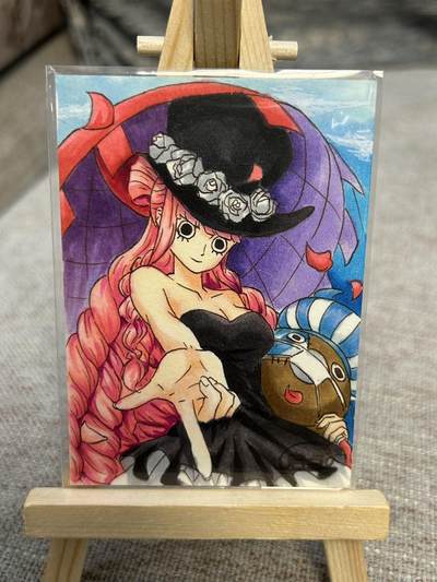 喜灰玩卡拍卖第八期，接拍品0佣金，欢迎送拍，释放现金流，让自己有资金可以购买更多喜欢的卡牌，让别的卡友能淘到更多心仪的卡牌 【手绘】海贼王手绘卡 XINI老师绘