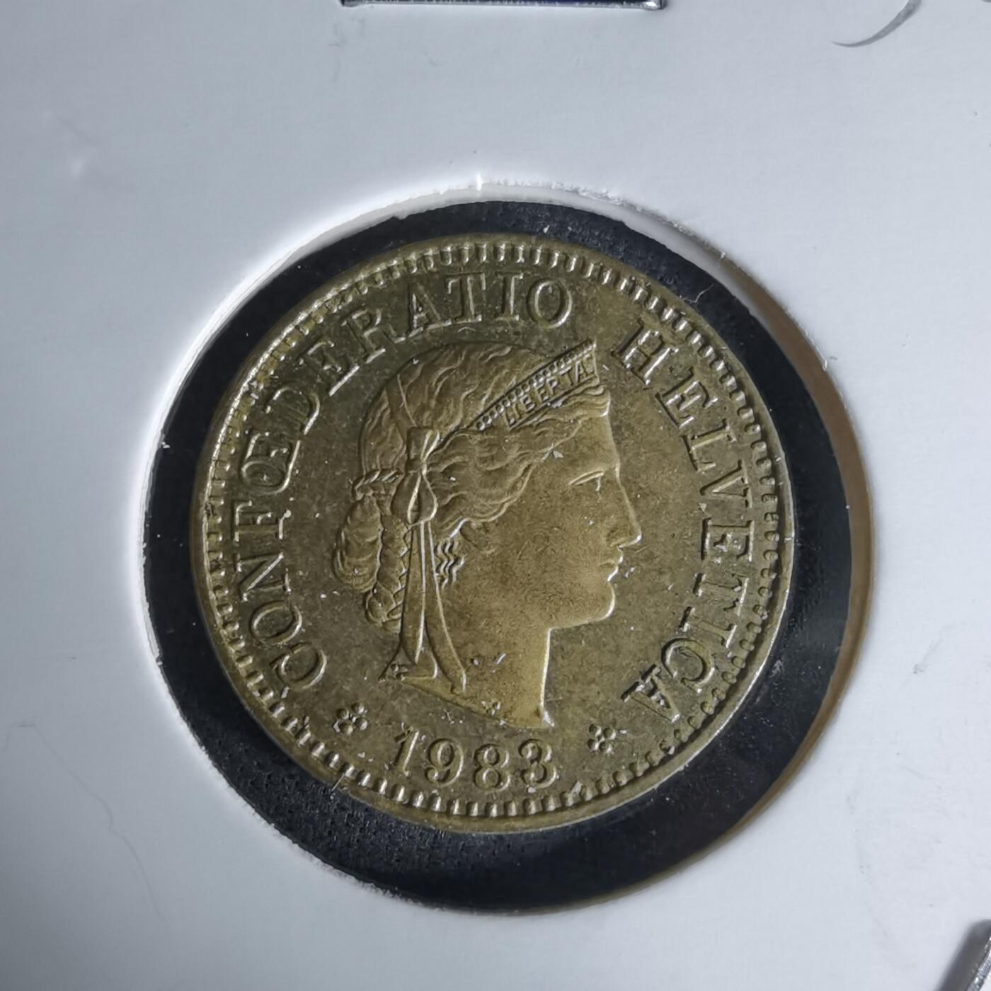 沼泽如烟--第1052场 瑞士1983年五分