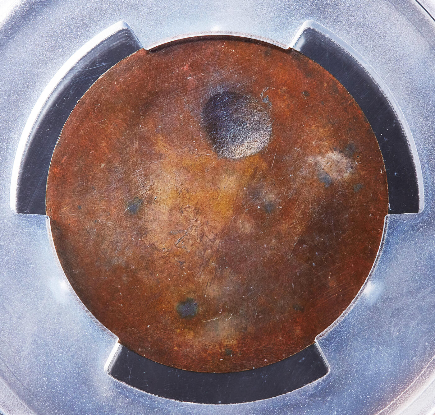 【俄甄集藏】满园春色-2026年(051)04-22星期三 晚 19:30 全场包邮 德国第三帝国1933-1945年纪念总理单面铜质样章，PCGS SP63，高浮雕，巧克力包浆，稀少品种，唯一亚军分，直径：50mm，原图联系客服或官网查询