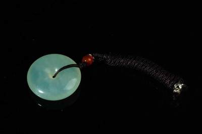 上海都达杂项专场102【全场包邮】  天然岫玉圆满平安扣挂件63-355