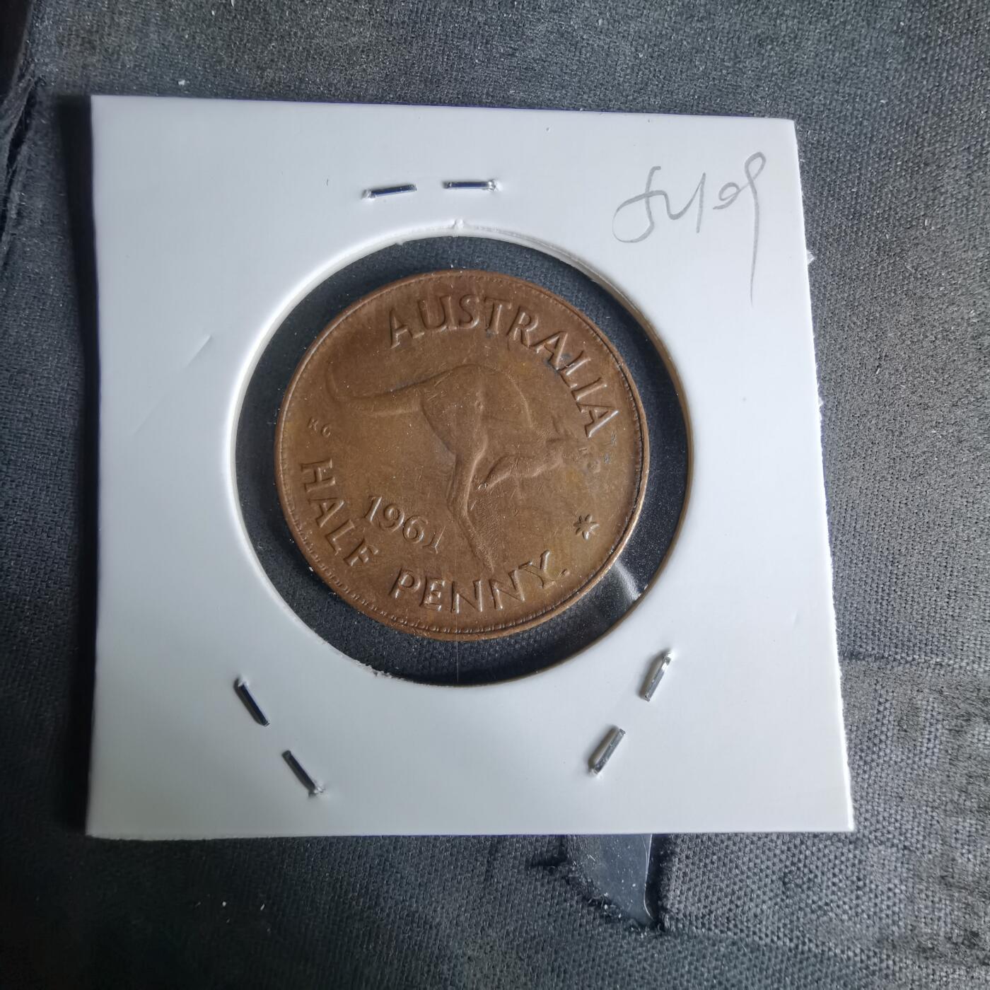 沼泽如烟--第1052场 澳大利亚1961年半便士