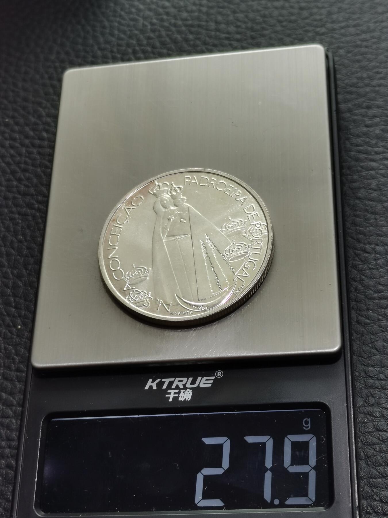 天下钱庄专场欢迎参拍 葡萄牙1000埃斯库多银币