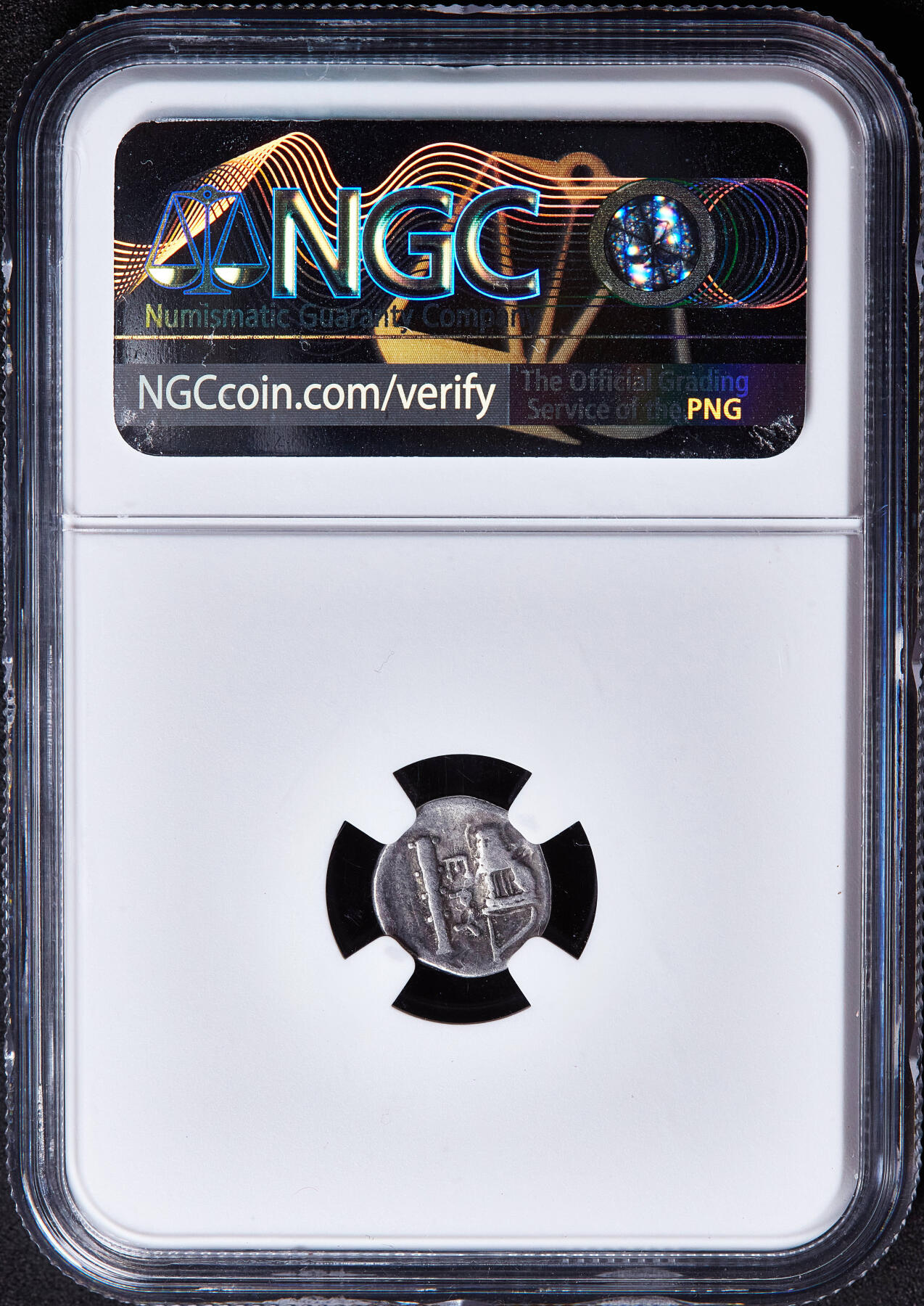 【俄甄集藏】满园春色-2026年(051)04-22星期三 晚 19:30 全场包邮 古希腊爱奥尼亚埃里特莱城公元前330-300年大力神半德拉克马银币，NGC ChF，正面大力神赫拉克勒斯头像向左，头戴狮皮头饰；背面铭文