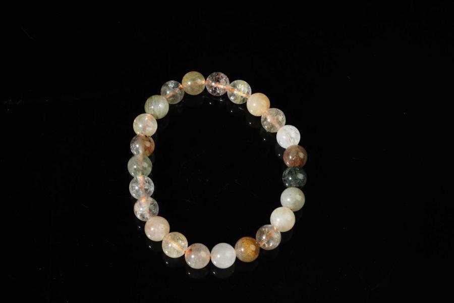 上海都达杂项专场八十一【全场包邮】  彩兔毛水晶手串65-171