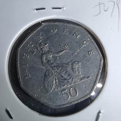 沼泽如烟--第1052场 - 英国1998年50便士