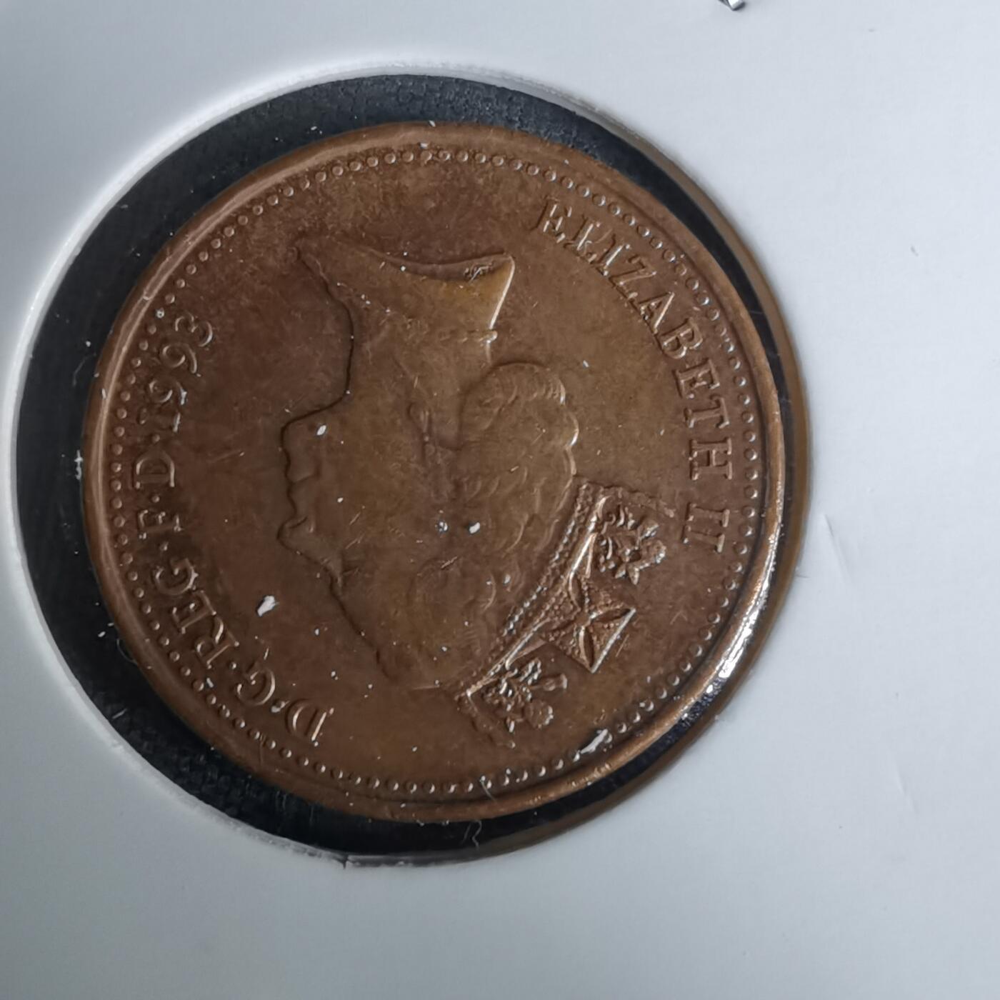 沼泽如烟--第1052场 英国1993年1便士