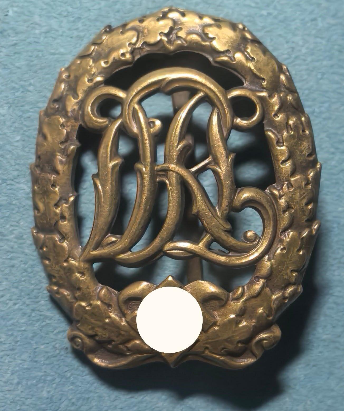 盛世勋华——号角文化勋章邮票专场拍卖第314期 德国（1939）铜级体能奖章 带厂标