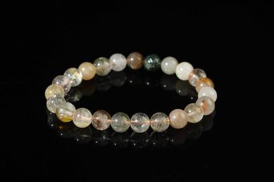 上海都达杂项专场102【全场包邮】  彩兔毛水晶手串65-171