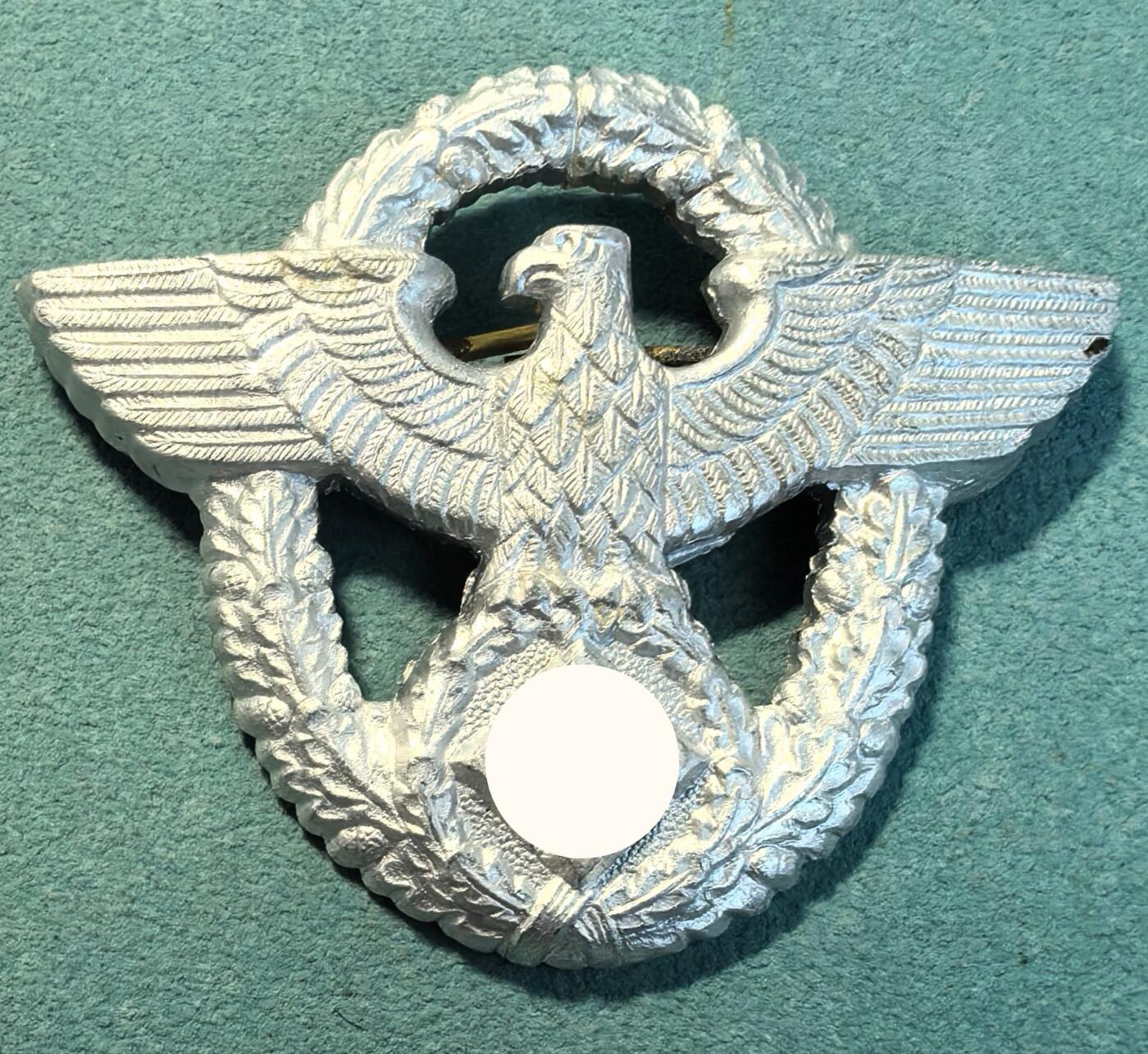 盛世勋华——号角文化勋章邮票专场拍卖第314期 德国（1939）警察帽徽 带厂标