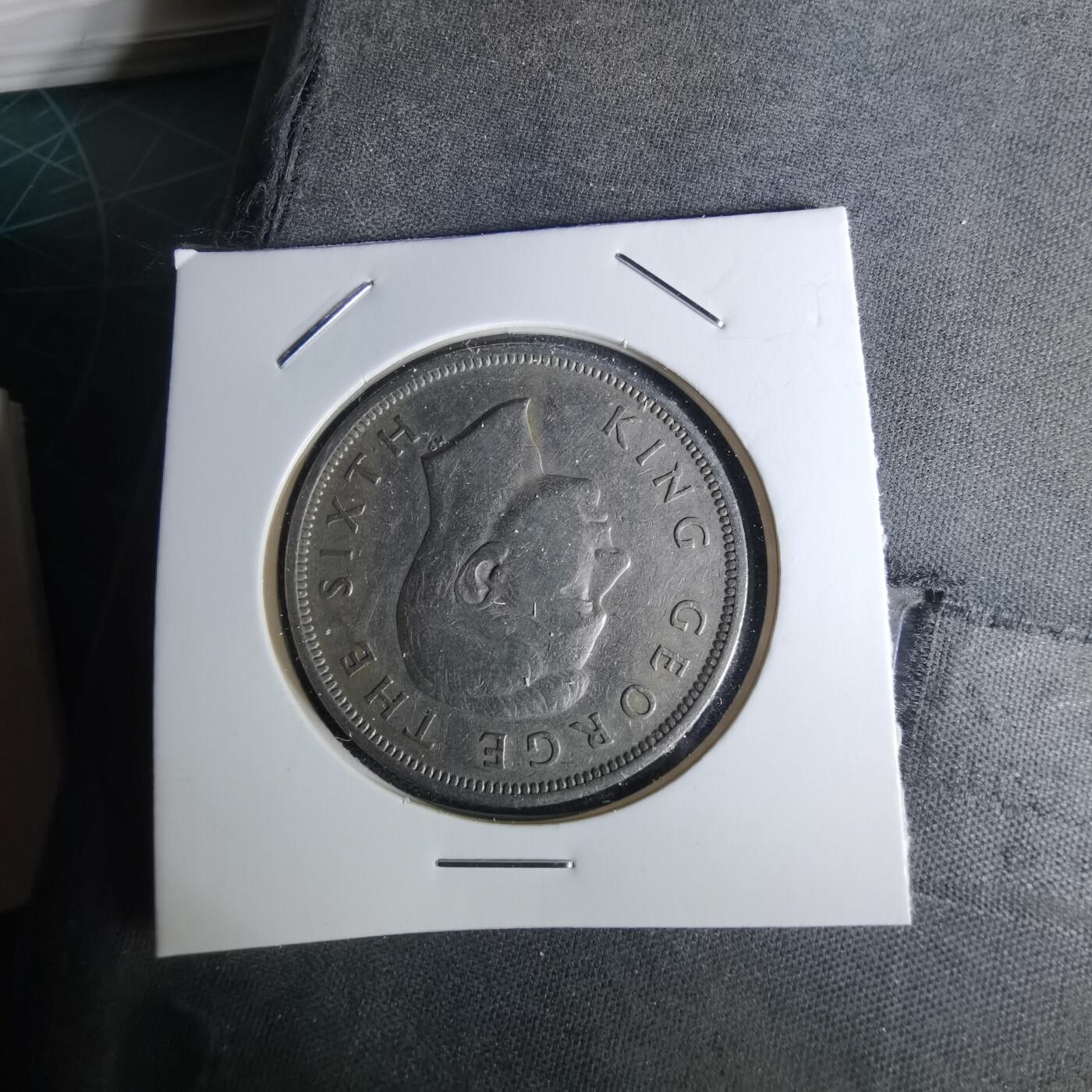 沼泽如烟--第1052场 新西兰1950年半克朗