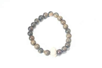 上海都达杂项专场102【全场包邮】  天然绿檀木0.9圆珠手串63-318