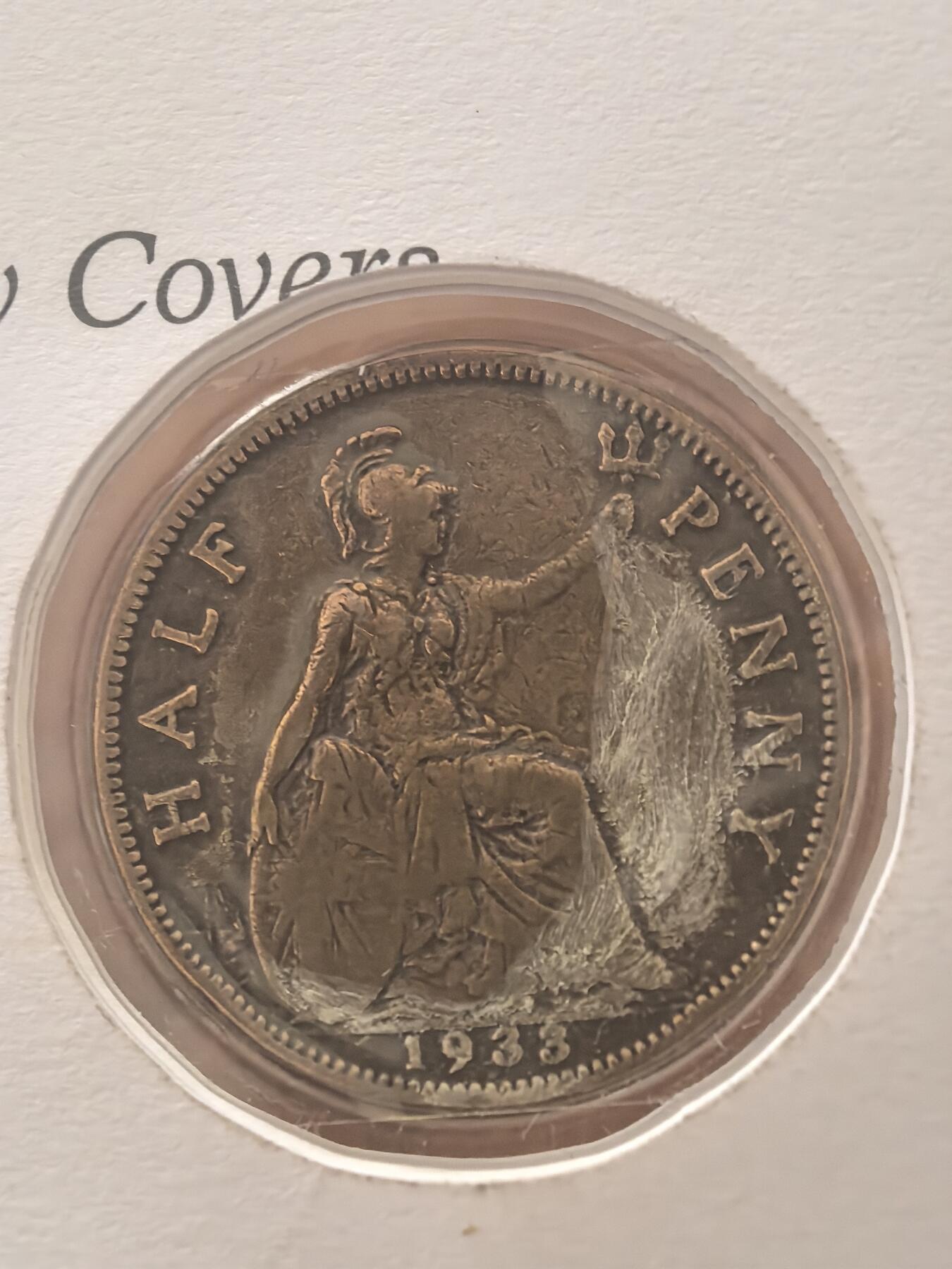 轻松集币无压力 英国乔五半便士本汉姆装帧首日封