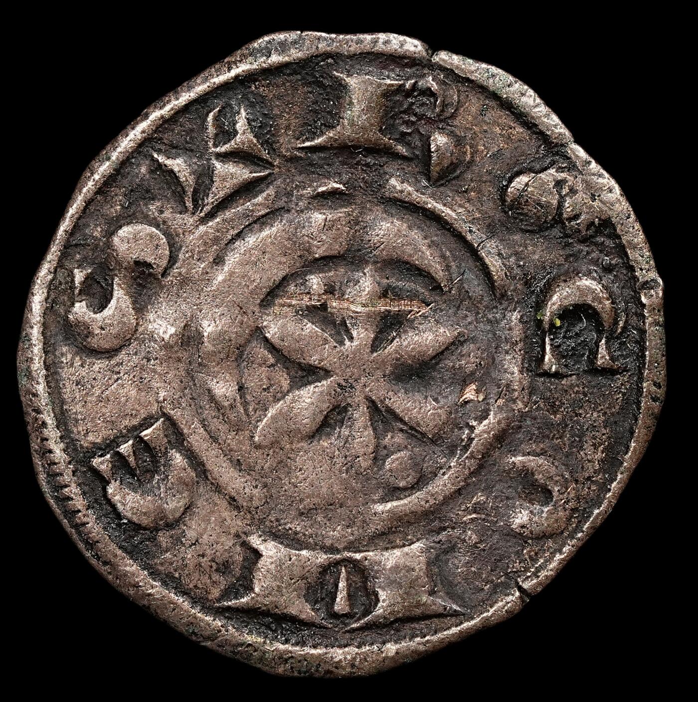 修遠堂世界钱币第111期 中世纪神圣罗马帝国时期（约 12-13 世纪）雷根斯堡（Regensburg）帝国城市打制的芬尼（Pfennig）银币，0.80g