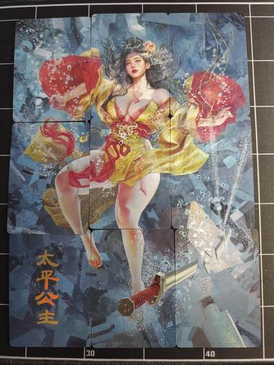 欢迎送拍、零成本上架，释放现金流，合理分配上拍卡品 - 【普卡九拼】ST刷子 太平公主一套9张  焱卡文化