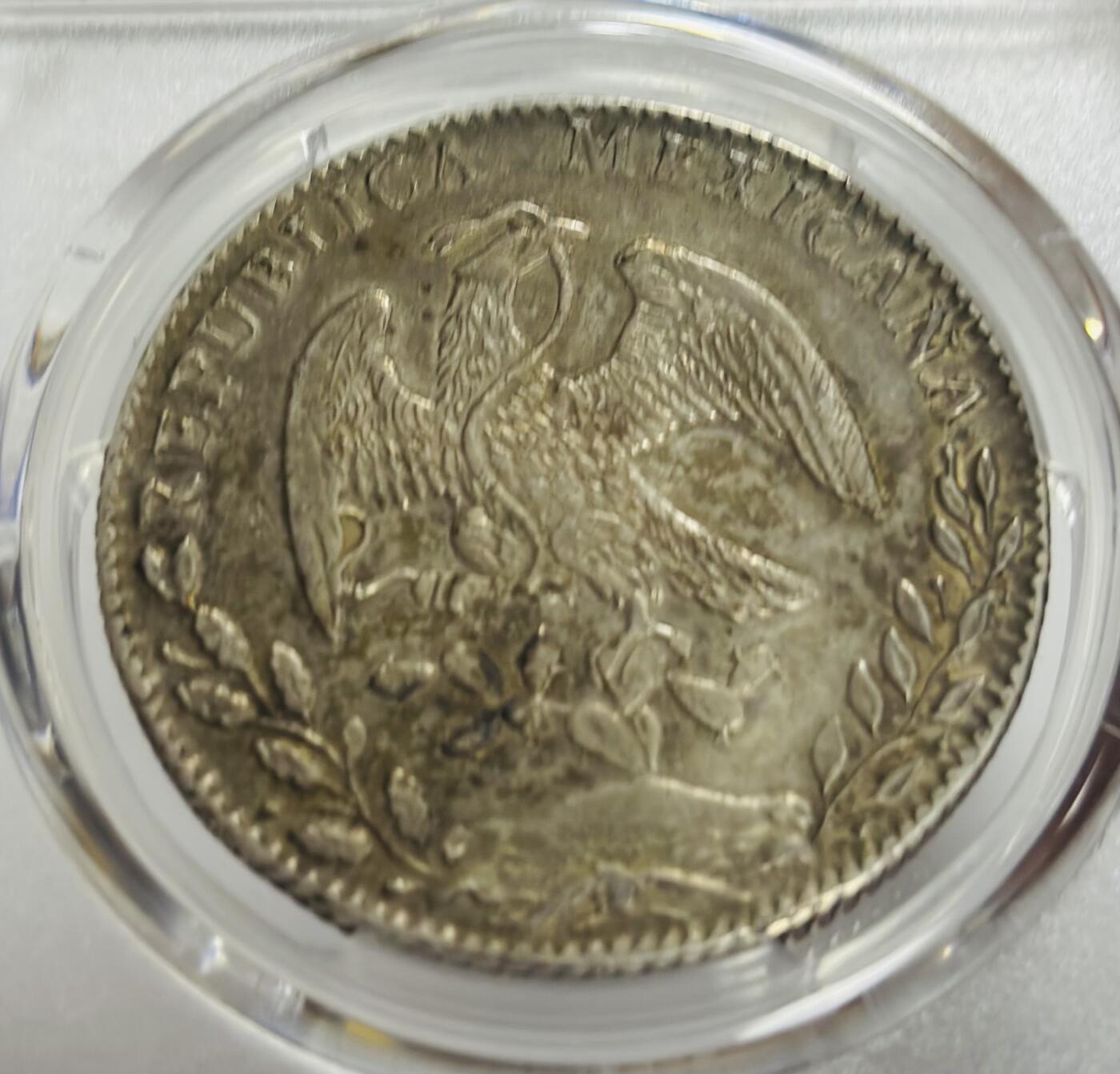 文馨钱币收藏第 300 场，银币，散币，小量德占比利时时期货币，长期接代拍业务 PCGS AU D 1885 年墨西哥 8R 大银币 少见 RR 版