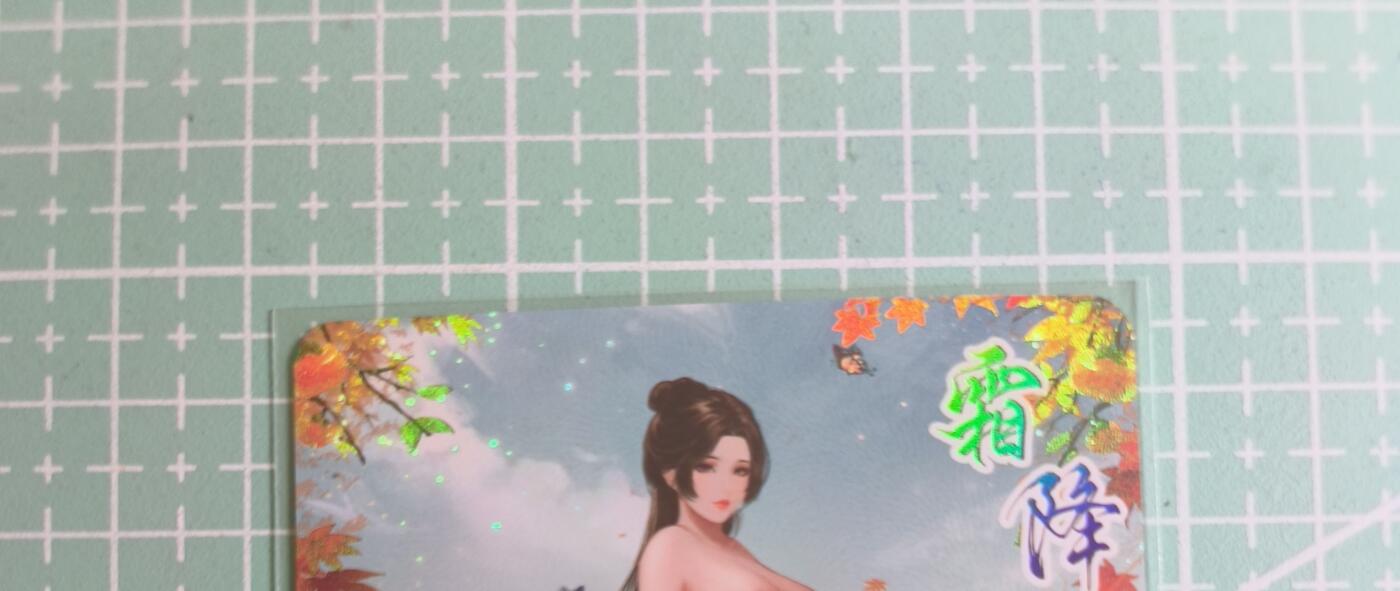 C先生卡牌 第27期 持续收拍品中…零手续费代拍 【彩闪】墨卡《二十四节气》霜降  特藏卡