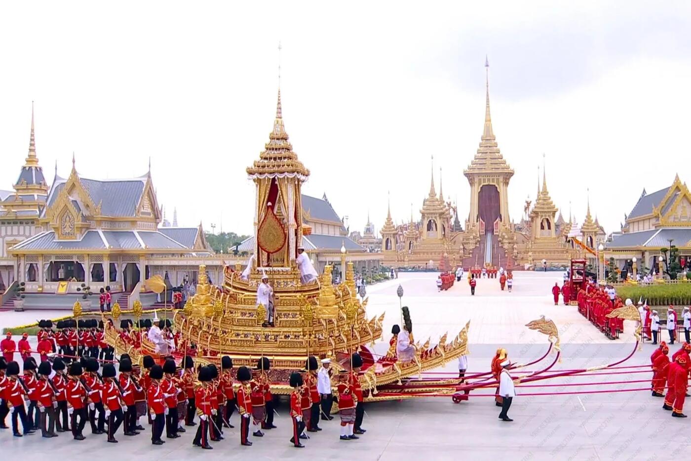 【俄甄集藏】满园春色-2026年(051)04-22星期三 晚 19:30 全场包邮 泰国2017年纪念拉玛九世国王皇室葬礼造币厂纪念章，PCGS MS67，少见品种。转光品相