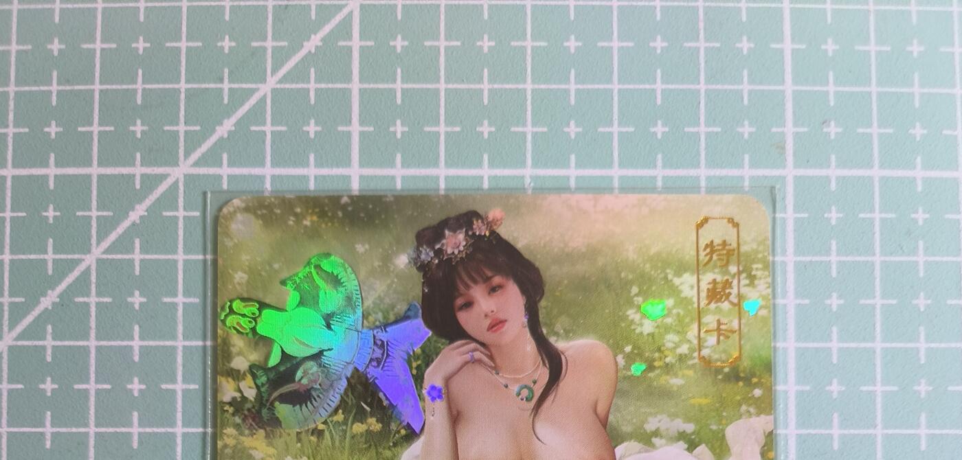 C先生卡牌 第27期 持续收拍品中…零手续费代拍 【彩闪】卡将文创《欲女传》花蕊夫人 特藏卡