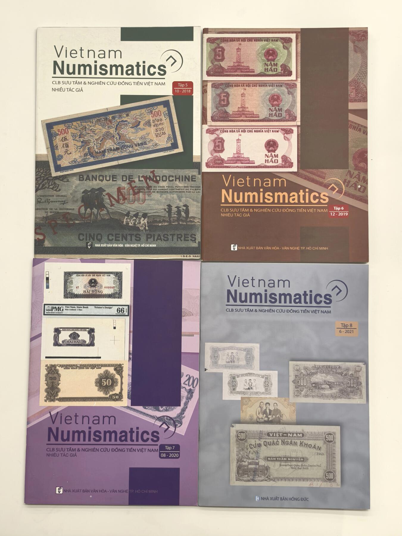博洋堂世界钱币拍卖第168期（全场包邮） 越南钱币学专业期刊《Vietnam Numismatics》4本，是越南本土钱币收藏、研究领域的核心专业刊物，绝版难觅