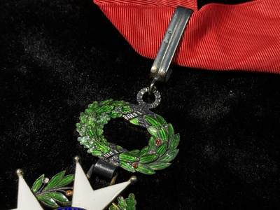 戎马世界章牌大赏第115期 法国荣誉军团勋章，指挥官级，银制