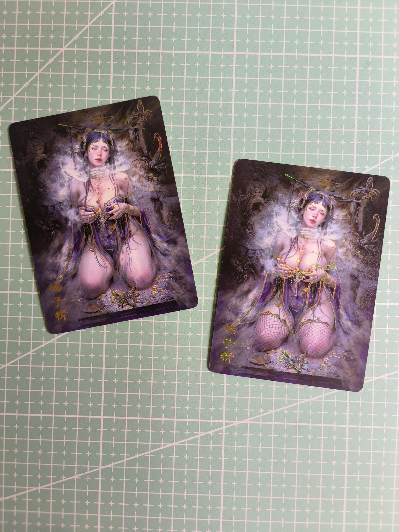 C先生卡牌 第27期 持续收拍品中…零手续费代拍 【幻彩普卡】焱卡文化×刷子《妖姬传》蝎子精 双服饰