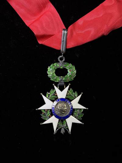 戎马世界章牌大赏第115期 法国荣誉军团勋章，指挥官级，银制